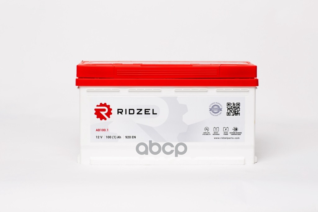 

Аккумулятор Ridzel 100ач En920 353х175х190 RIDZEL AB100.1