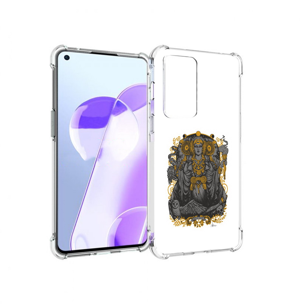 

Чехол MyPads Tocco для OnePlus 9RT божество с золотыми элементами (PT172016.131.241), Прозрачный, Tocco