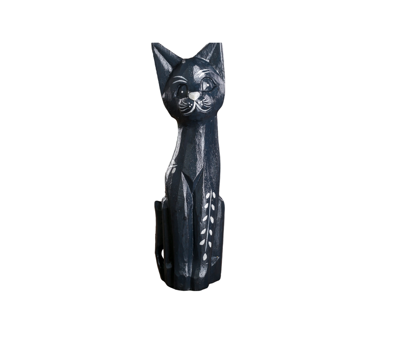 

Сувенир дерево "Кошка черная с веточкой" 4,5х9х30 см Sima-Land, Черный