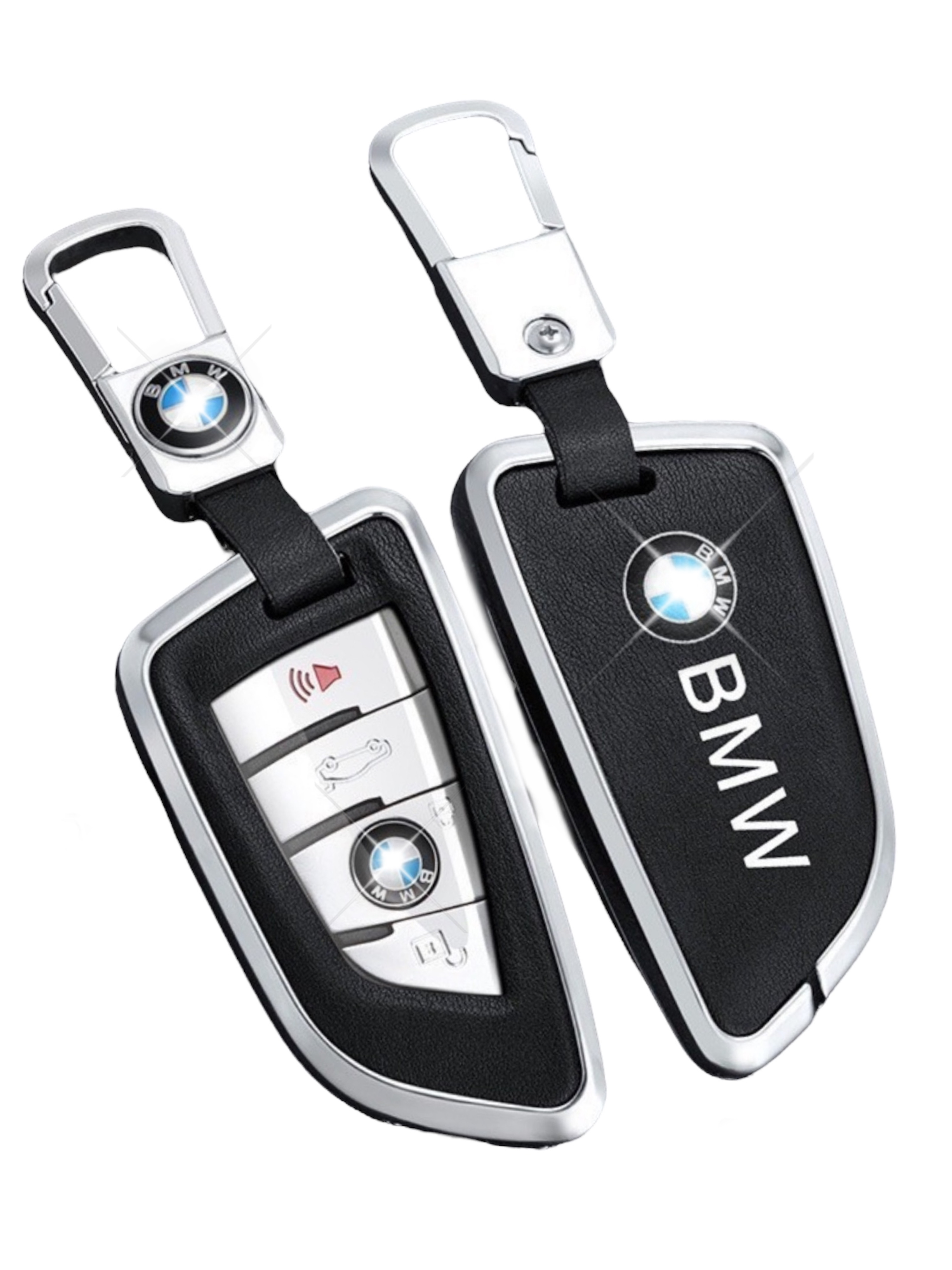 Чехол для ключа T-Carbon кожа forBMWleather2 для автомобиля BMW БМВ цинковый сплав