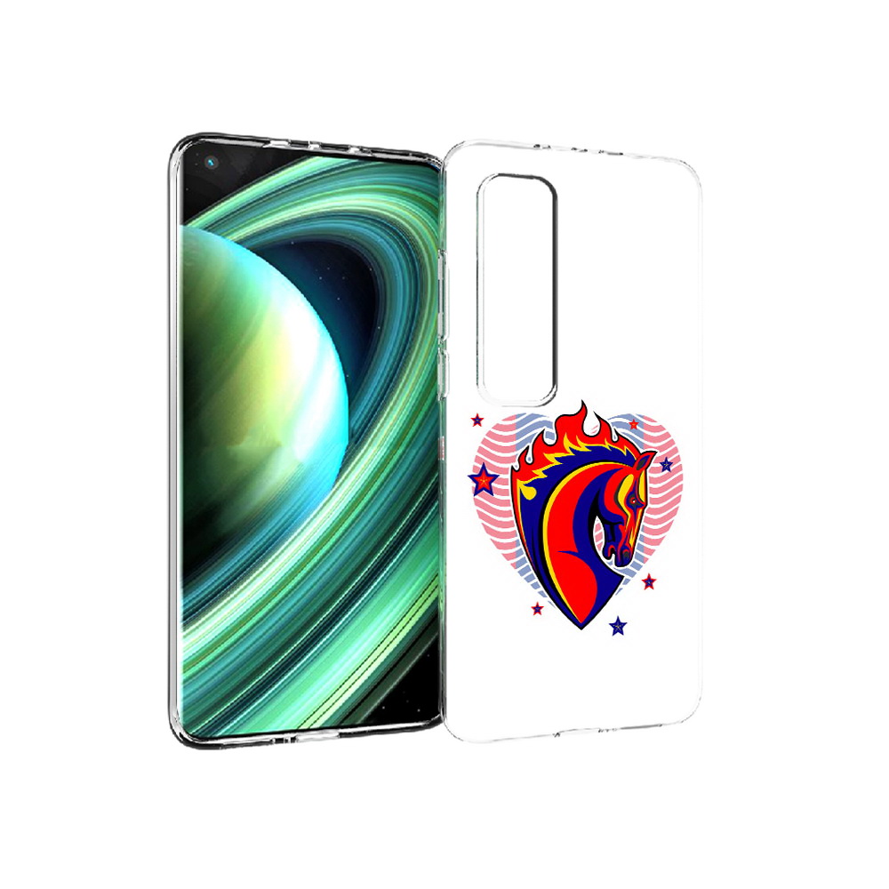 

Чехол MyPads Tocco для Xiaomi Mi 10 Ultra ФК ЦСЛ Лошадь (PT156404.264.180), Прозрачный, Tocco