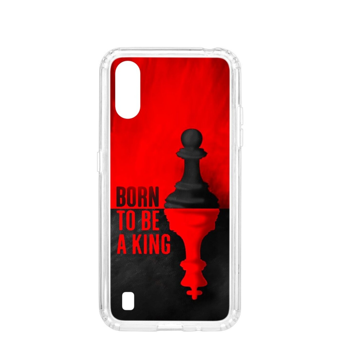 фото Чехол на samsung galaxy a01 / a015 kruche print born to be a king кruче