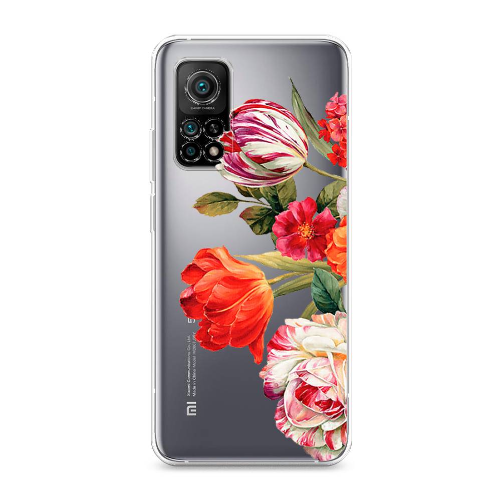 

Чехол Awog на Xiaomi Mi 10T/Mi 10T Pro "Весенний букет", Разноцветный, 39350-8