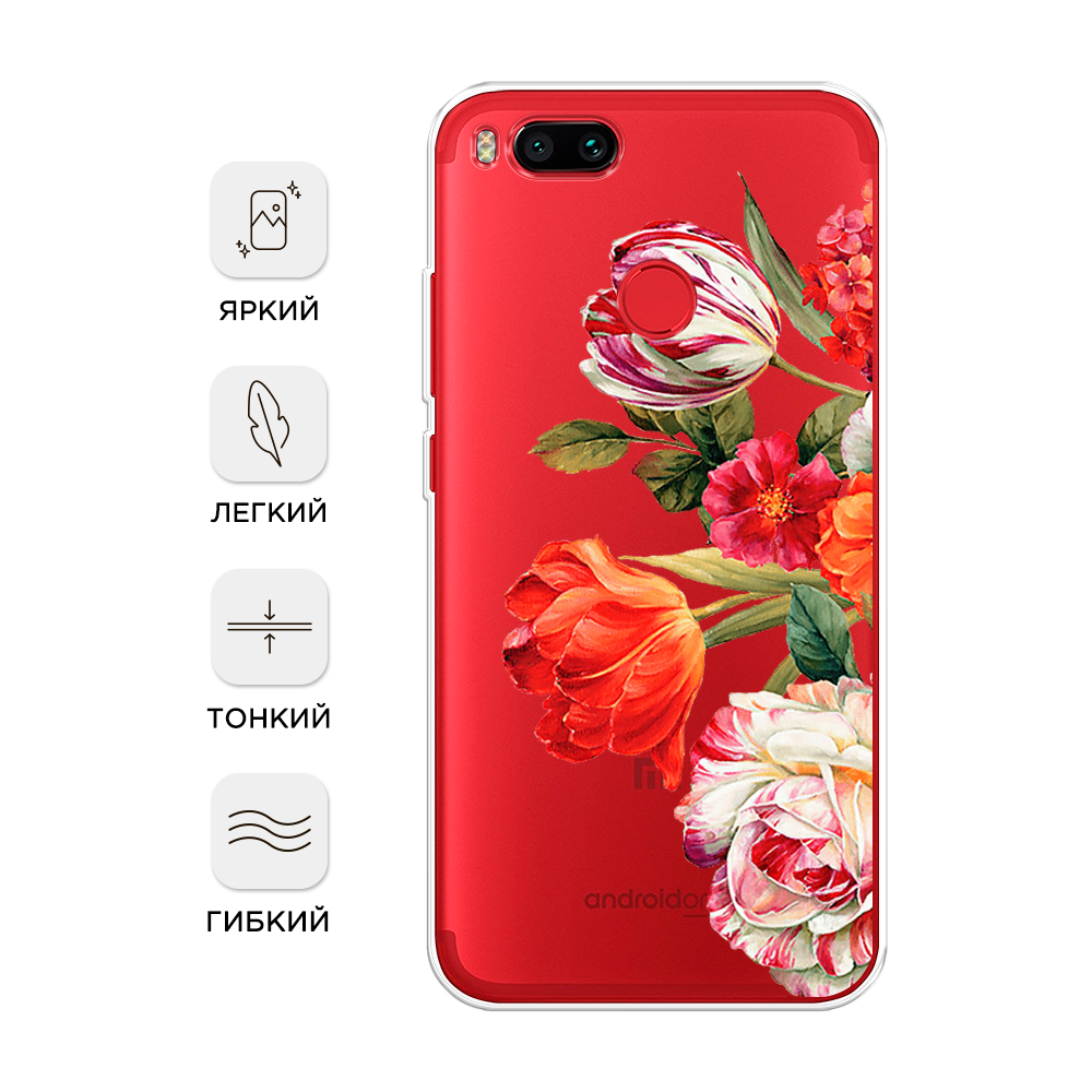 

Чехол Awog на Xiaomi Mi 5X "Весенний букет", Разноцветный, 32350-8