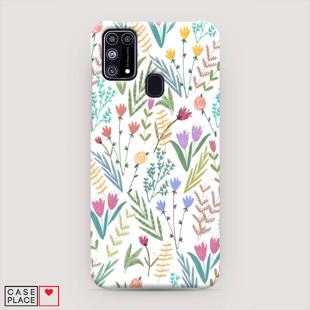 

Пластиковый чехол "Полевые цветы рисунок" на Samsung Galaxy M31, 2100720-6