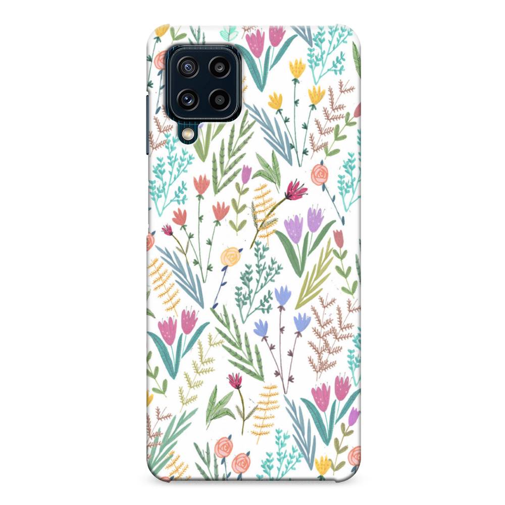 

Пластиковый чехол "Полевые цветы рисунок" на Samsung Galaxy M32