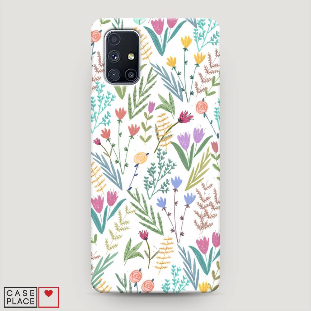 

Пластиковый чехол "Полевые цветы рисунок" на Samsung Galaxy M51, 2101520-6