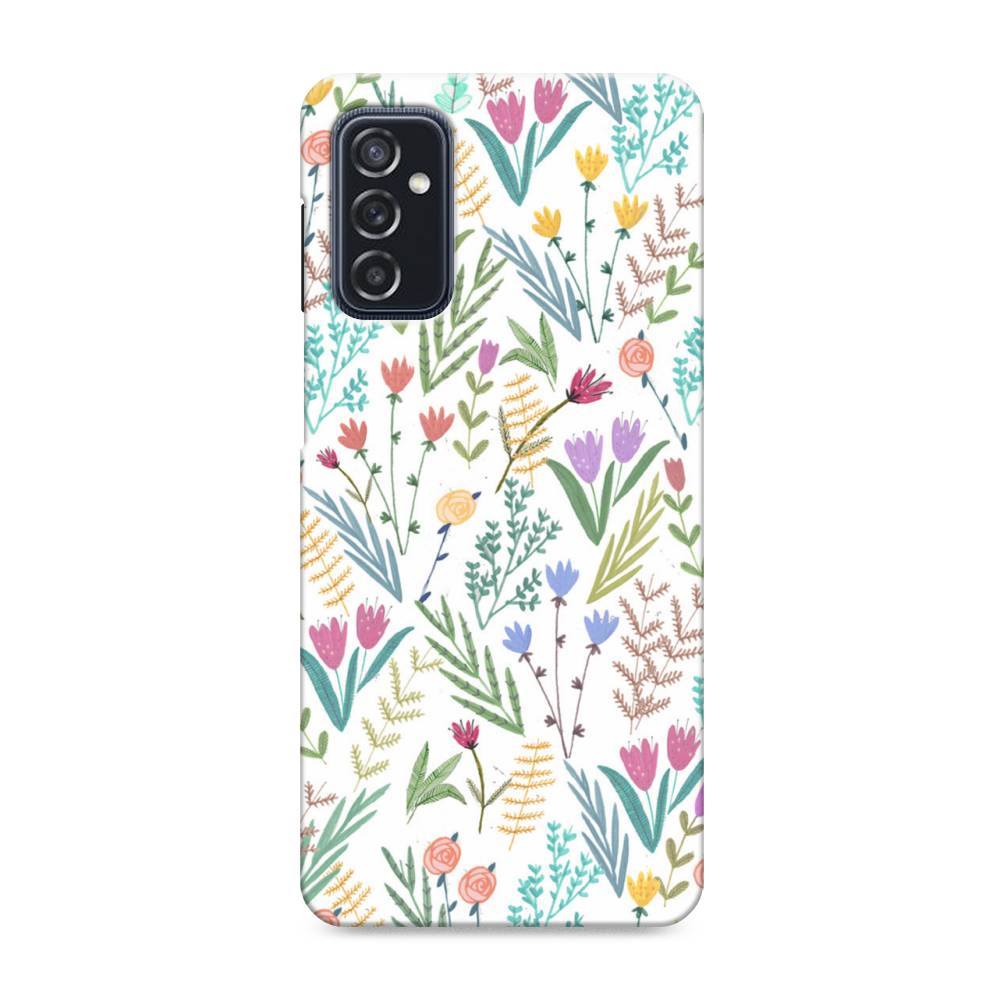 

Пластиковый чехол "Полевые цветы рисунок" на Samsung Galaxy M52, 2104320-6