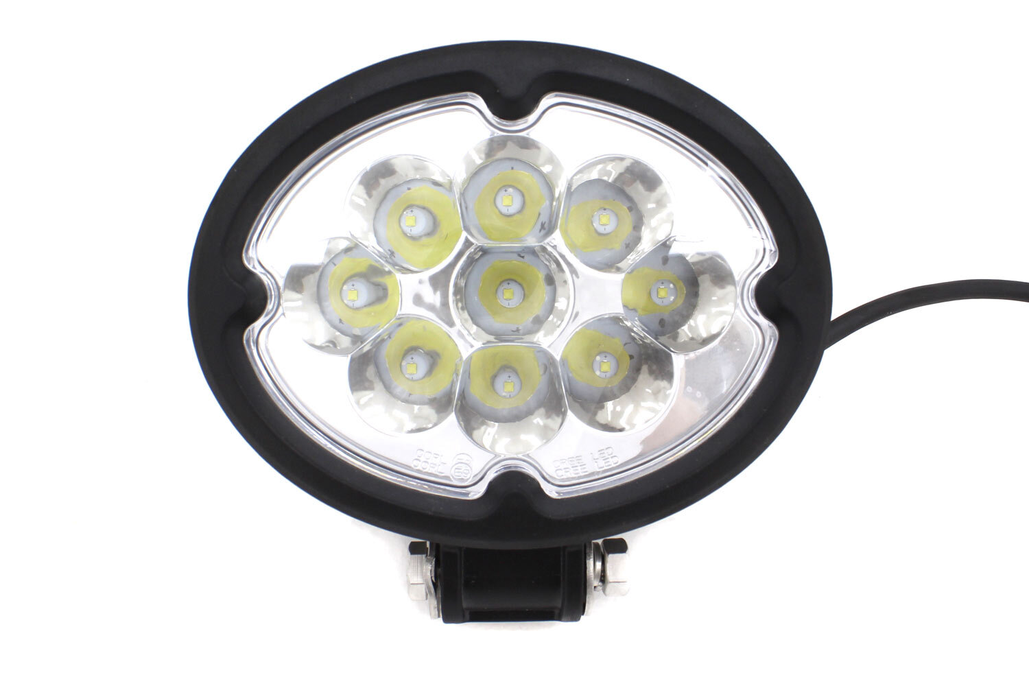 

Фара светодиодная дальнего света 27W (3W*9) овальная 15 см, IP67, УТ13425