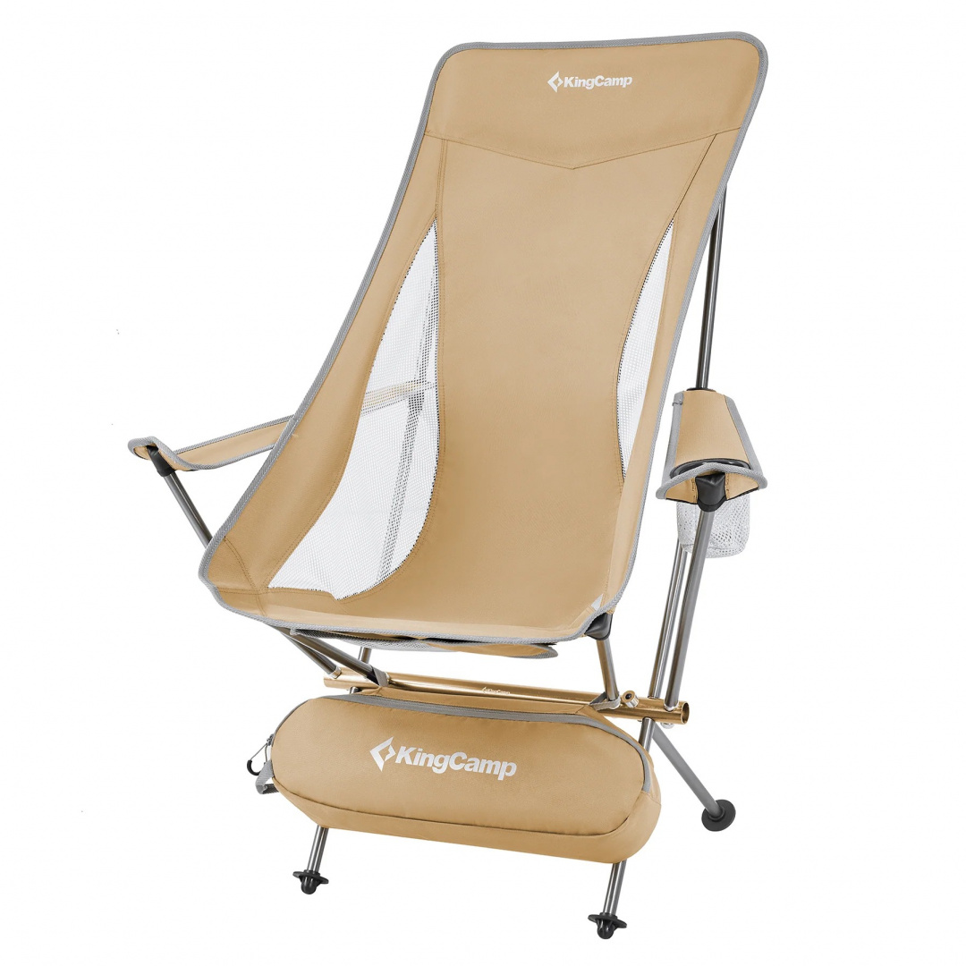 Кресло раскладное сталь KingCamp 2015 Ultralight Arm Chair бежевый 16584₽