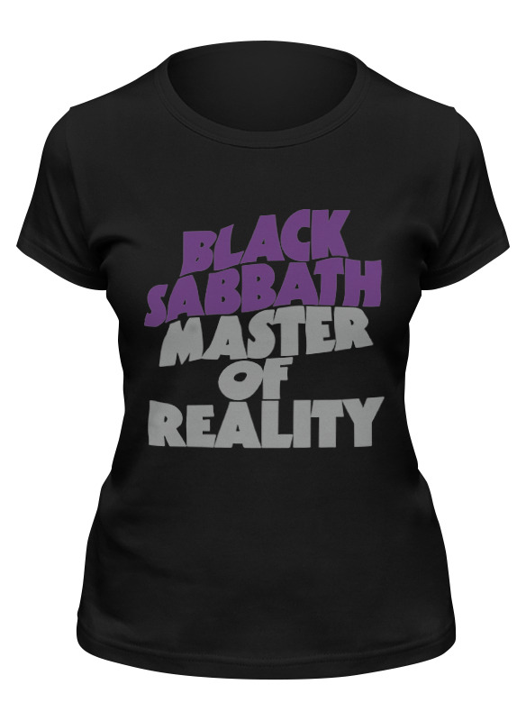 

Футболка женская Printio Black sabbath черная XL, Черный, Black sabbath