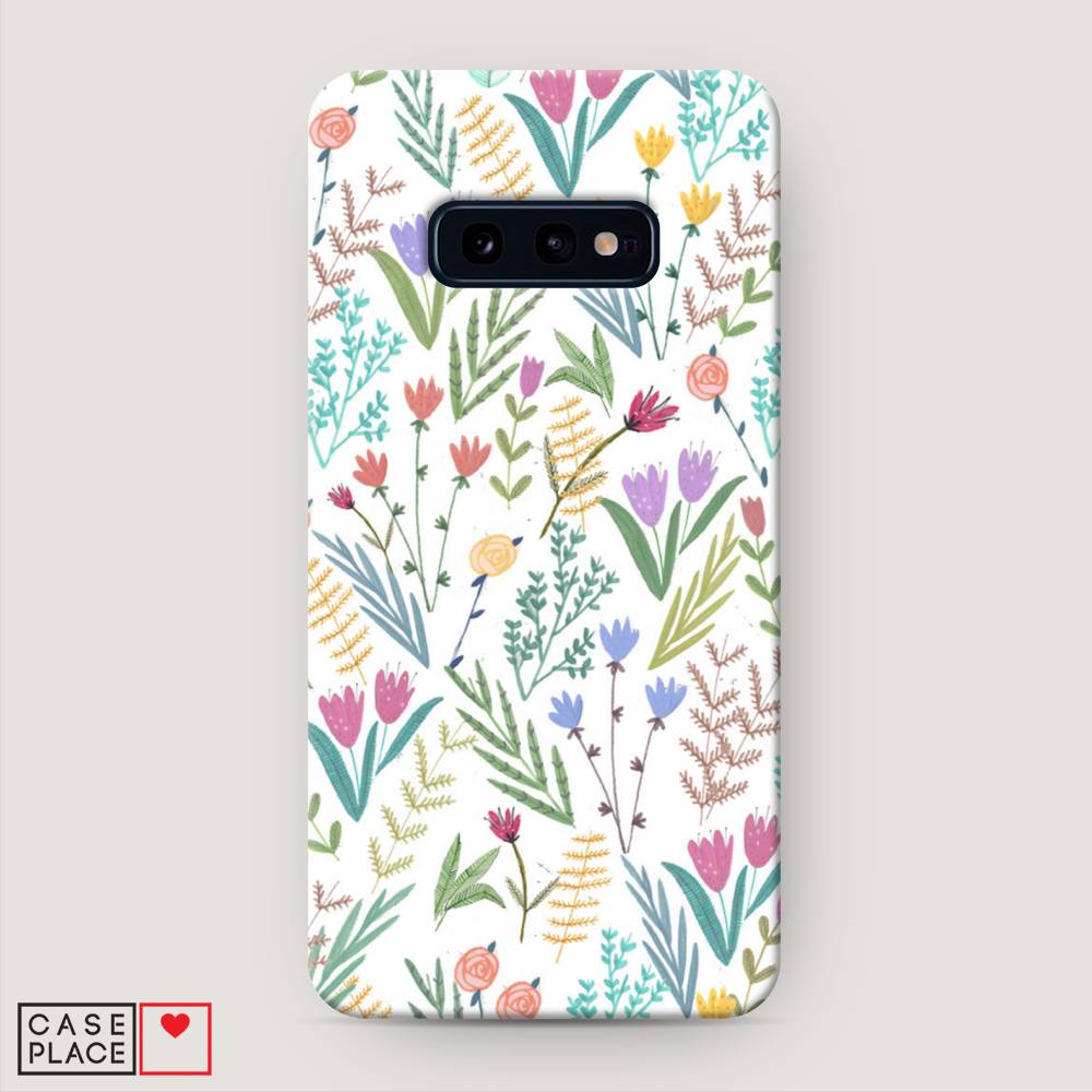 

Пластиковый чехол "Полевые цветы рисунок" на Samsung Galaxy S10E, 27220-6