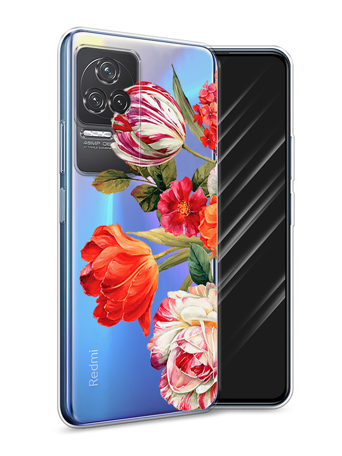 

Чехол Awog на Xiaomi Redmi K50 "Весенний букет", Разноцветный, 312250-8