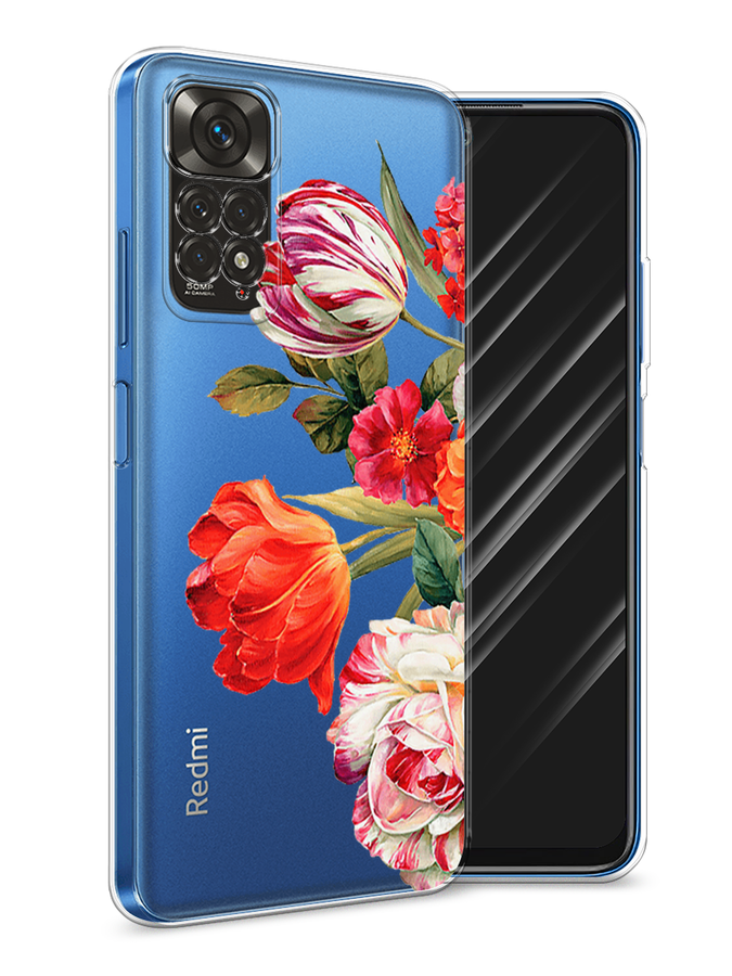 

Чехол Awog на Xiaomi Redmi Note 11 4G Global/Redmi Note 11S "Весенний букет", Разноцветный, 313850-8