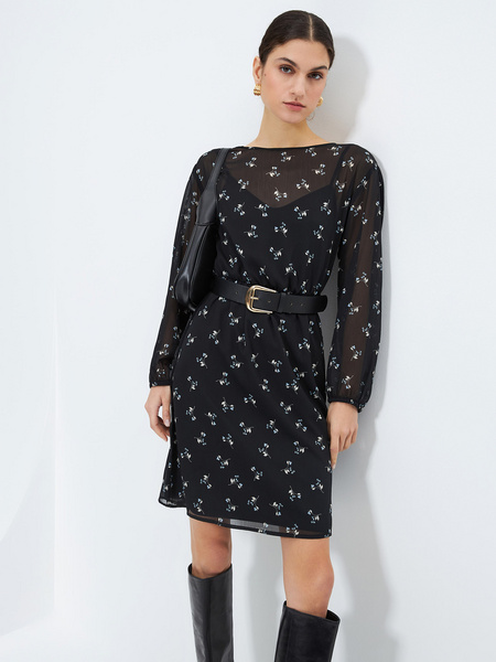 

Платье женское ZARINA 3123003503 черное S, Черный, 3123003503