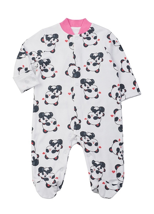 Комбинезон детский Kari Baby SS24B02900501, 56 Китай белый