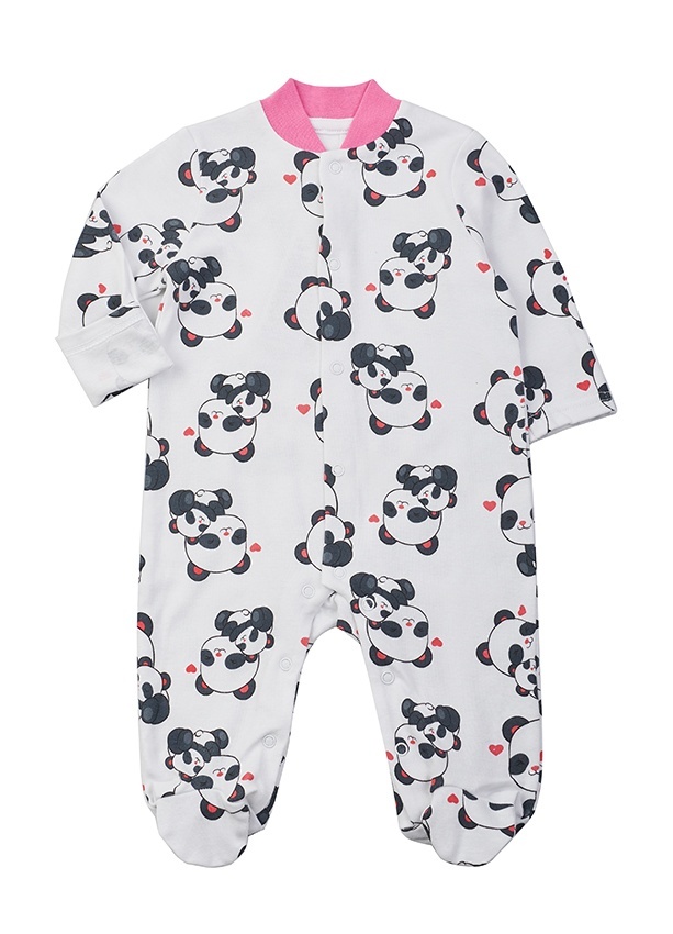 

Комбинезон детский Kari Baby SS24B02900501, белый, 68, SS24B02900501