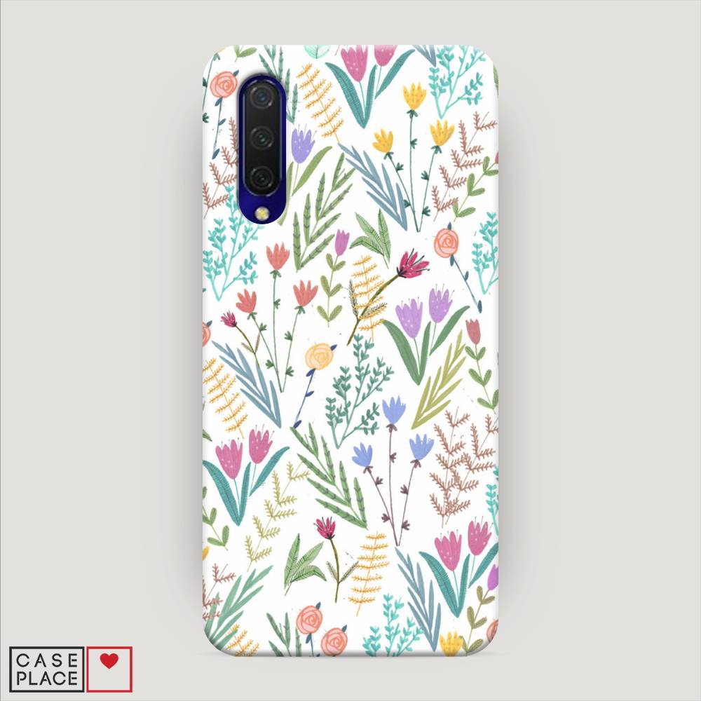 

Пластиковый чехол "Полевые цветы рисунок" на Xiaomi Mi A3 Lite, 36220-6