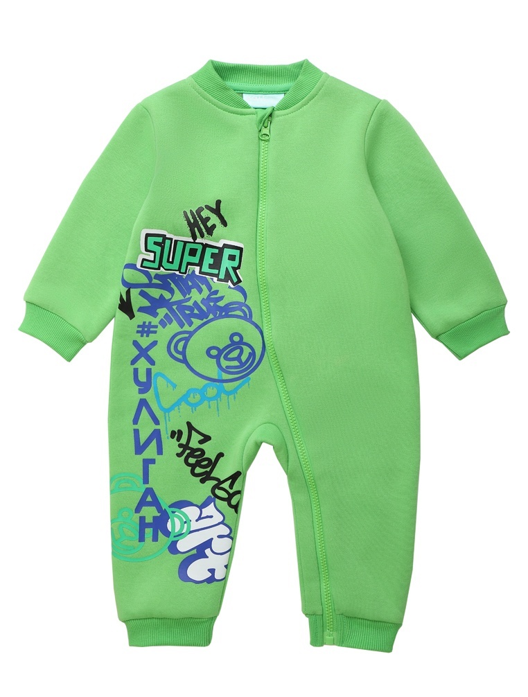 

Комбинезон детский Kari Baby SS24B060, светло-зеленый, 74, SS24B060