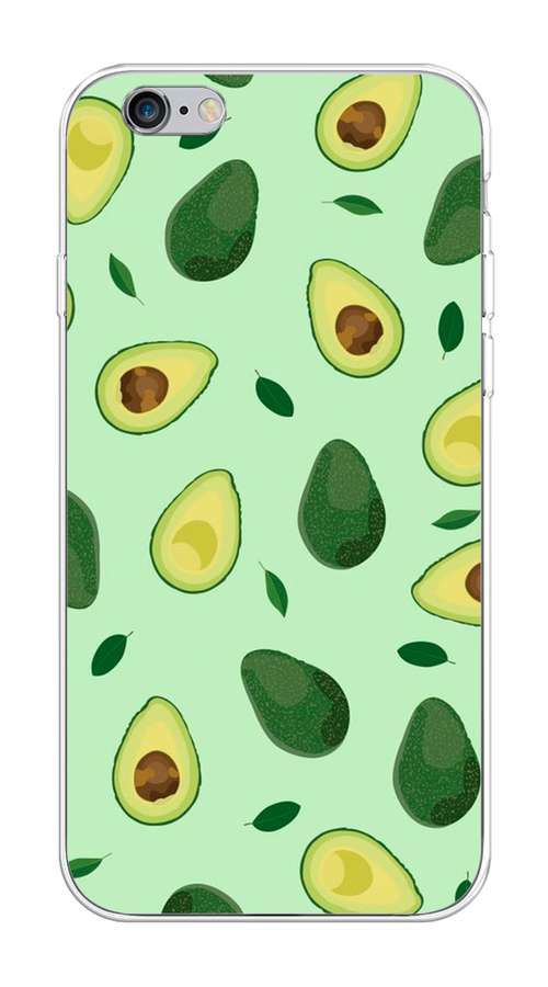 

Чехол на Apple iPhone 6/6S "Blue avocado", Коричневый;зеленый, 10450-1