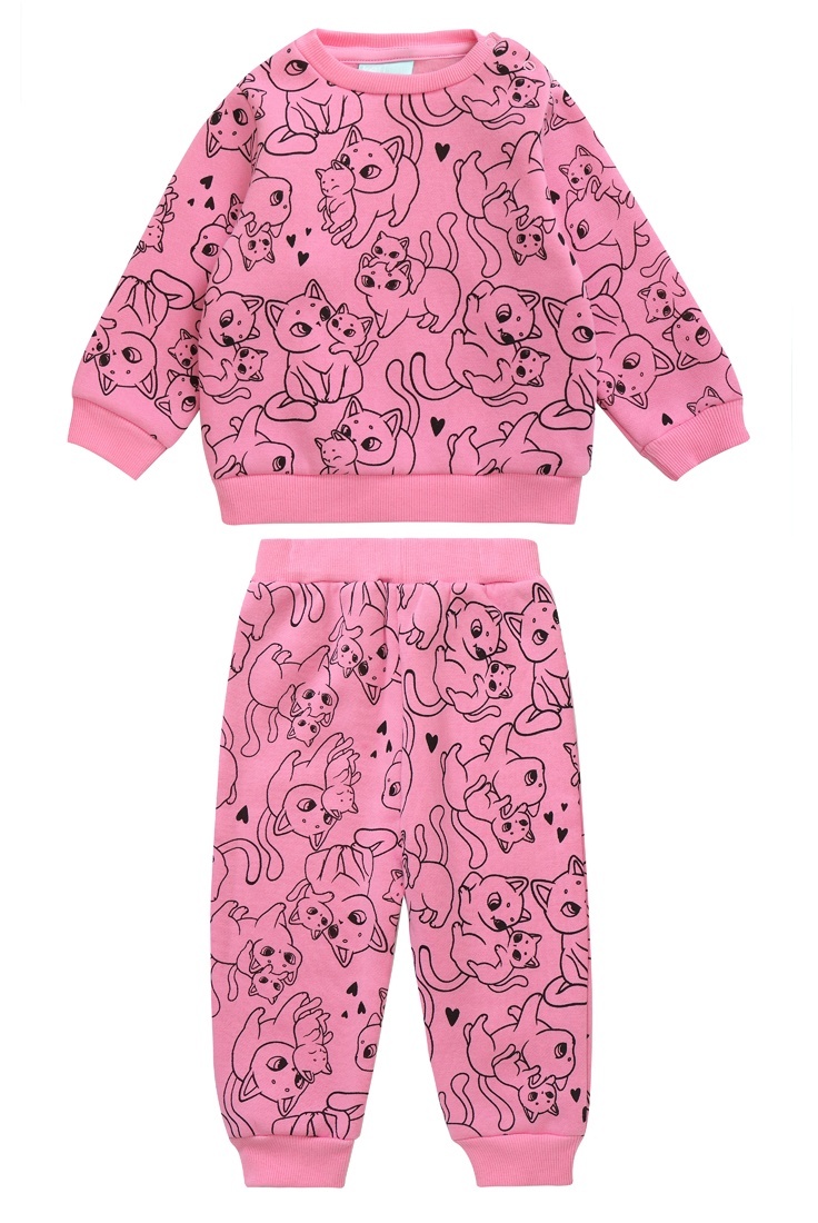

Костюм повседневный Kari Baby SS24B02800501, розовый, 86, SS24B02800501