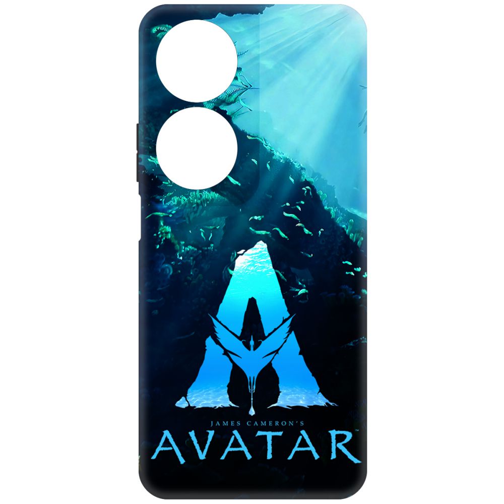 

Чехол-накладка Krutoff Soft Case Аватар - Цветное лого для Honor X7b черный