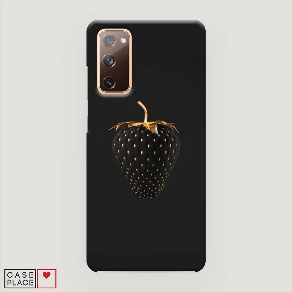 

Пластиковый чехол "Черно-золотая клубника" на Samsung Galaxy S20 FE, 2101320-7