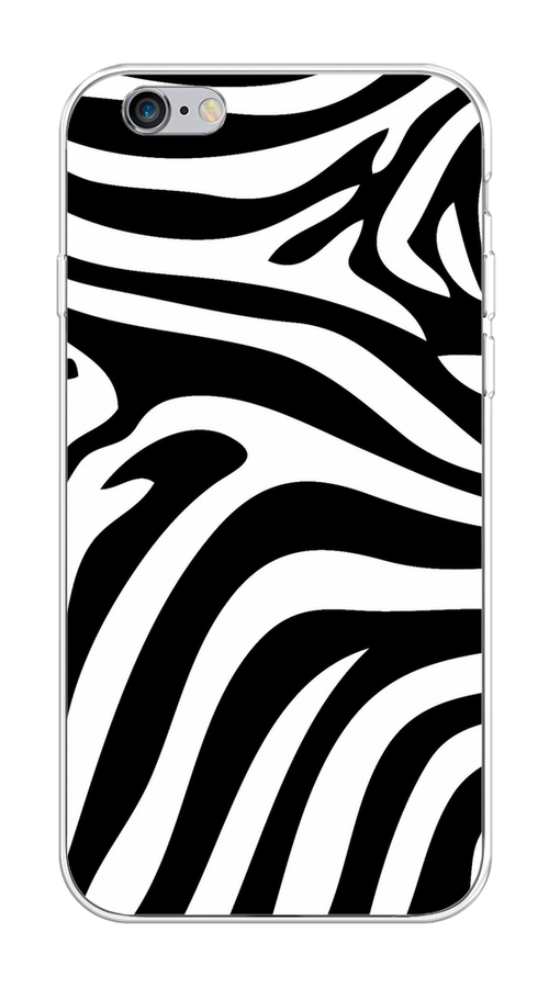 

Чехол на Apple iPhone 6/6S "Полоски зебры", Черный;белый;бежевый, 10450-1