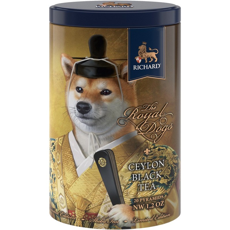 

Чай черный Richard "Royal Dogs Shiba Inu", 20 пирамидок