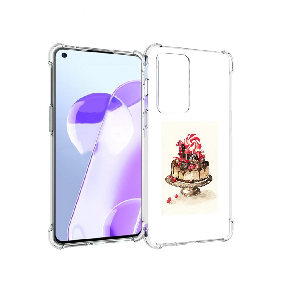 

Чехол MyPads Tocco для OnePlus 9RT вкусный торт (PT172016.131.262), Прозрачный, Tocco
