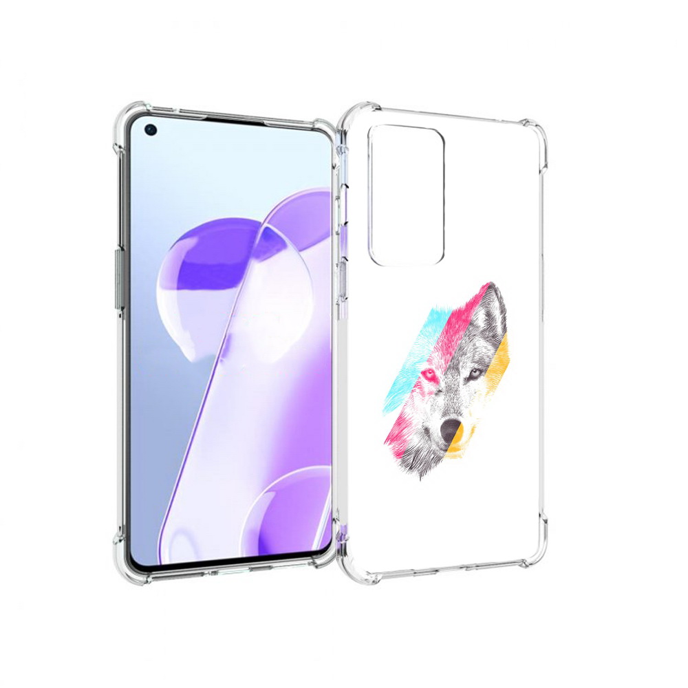 

Чехол MyPads Tocco для OnePlus 9RT волк градиент (PT172016.131.268), Прозрачный, Tocco