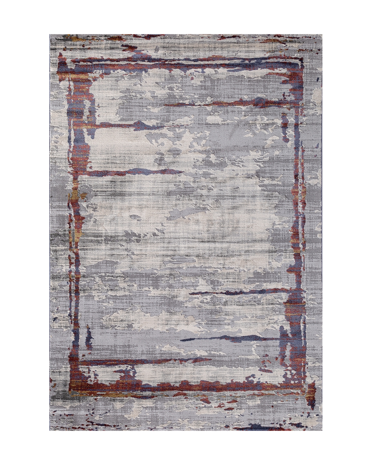

Ковёр Arda Mardan 80x150 прямоугольный серый/синий/бордовый 5047A