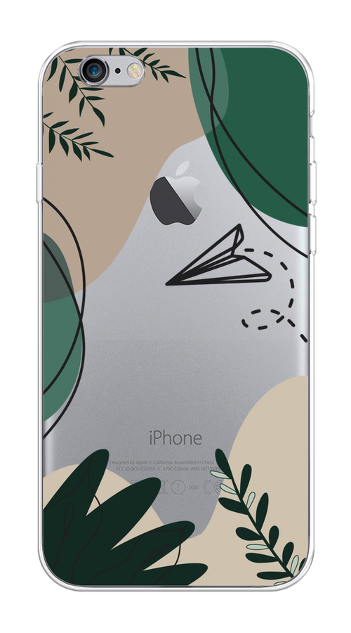 

Чехол на Apple iPhone 6/6S "Secret Garden", Зеленый;бежевый;черный, 10450-1