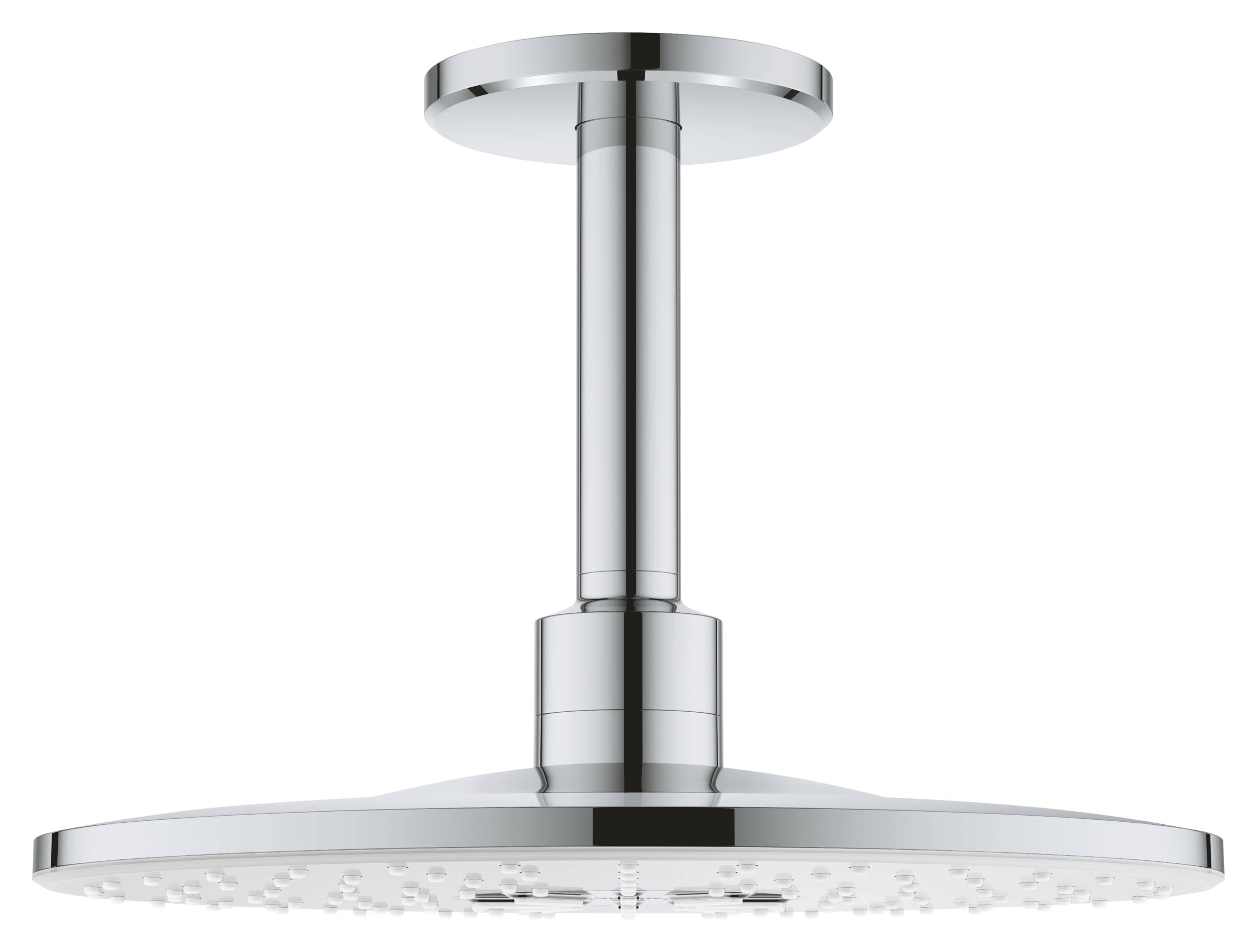 фото Верхний душ grohe rainshower 310 smartactive с потолочным душевым кронштейном (26477ls0)