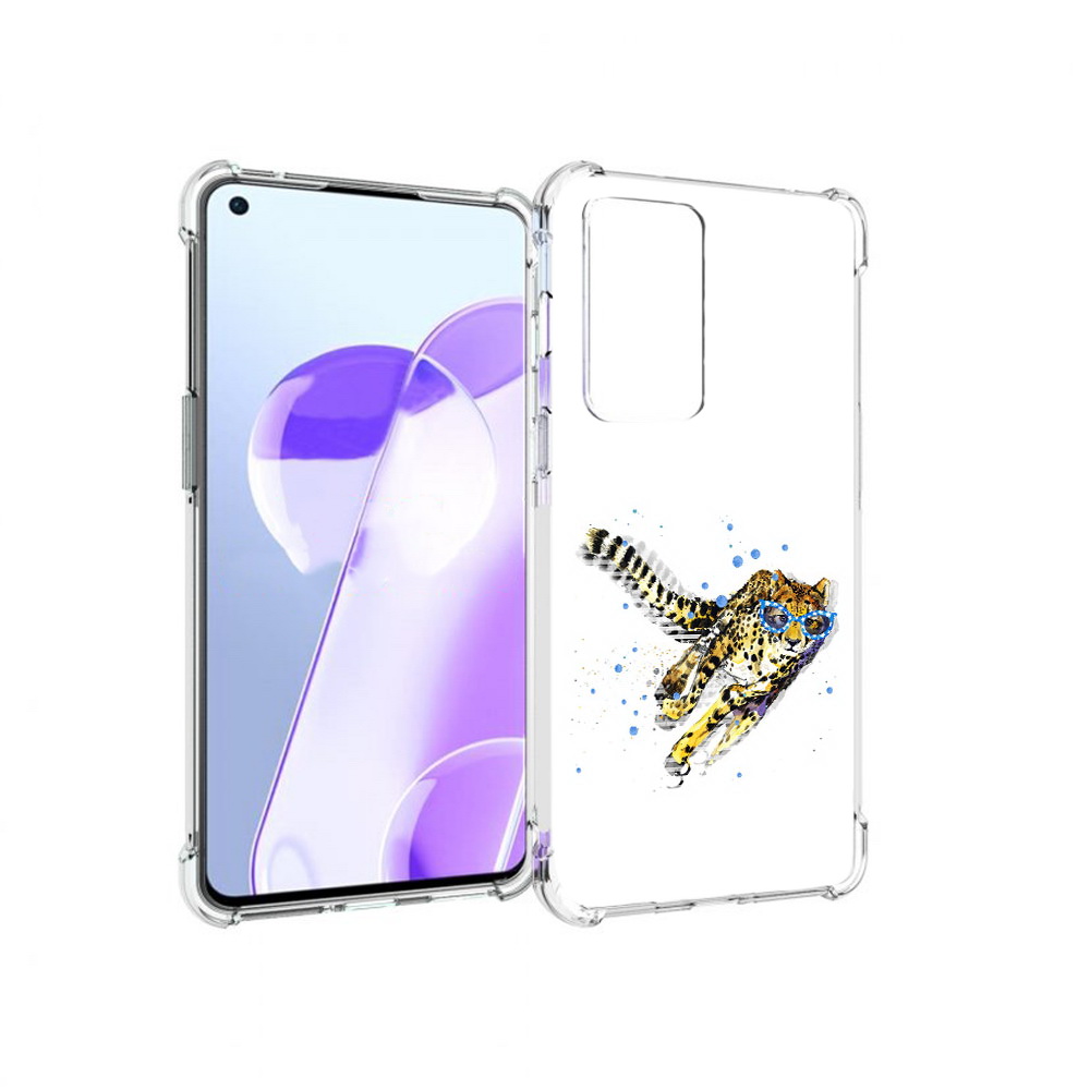 

Чехол MyPads Tocco для OnePlus 9RT гепард в очках (PT172016.131.287), Прозрачный, Tocco