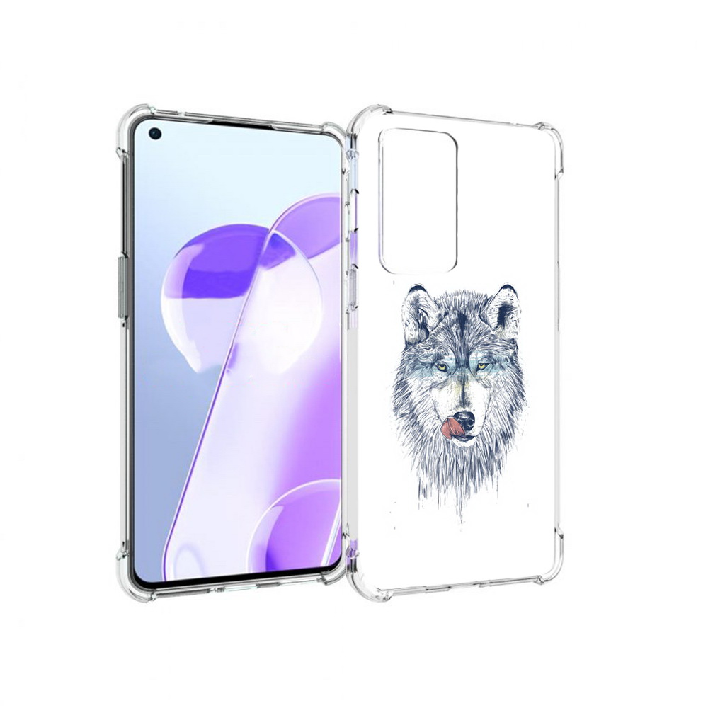 

Чехол MyPads Tocco для OnePlus 9RT голодгый волк (PT172016.131.292), Прозрачный, Tocco