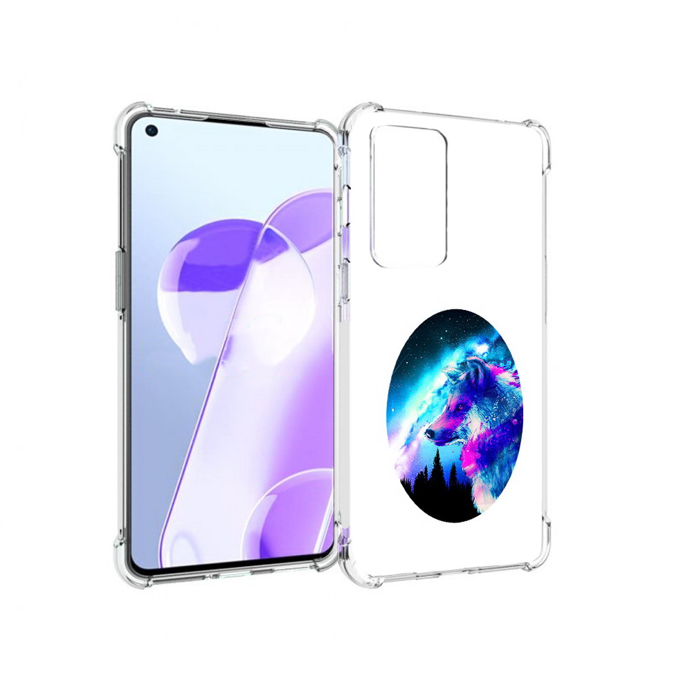 

Чехол MyPads Tocco для OnePlus 9RT голубой волк (PT172016.131.293), Прозрачный, Tocco