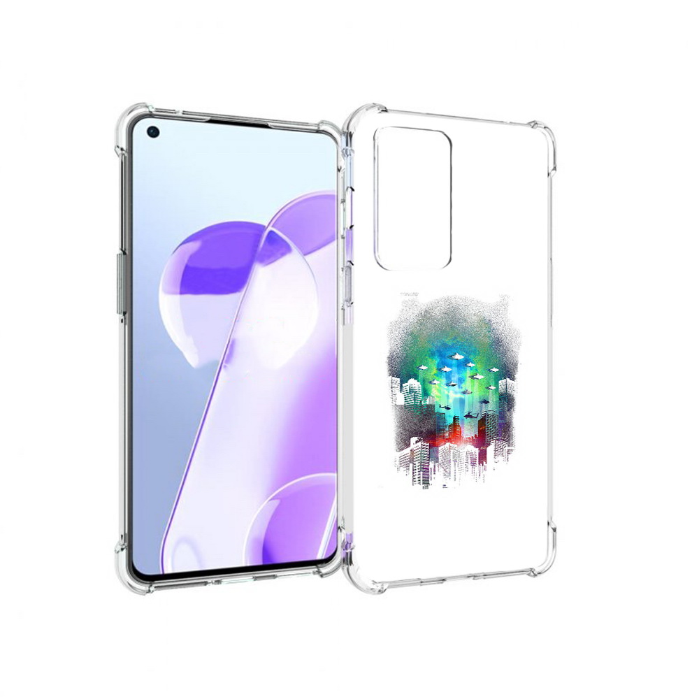 

Чехол MyPads Tocco для OnePlus 9RT город в свечении (PT172016.131.296), Прозрачный, Tocco