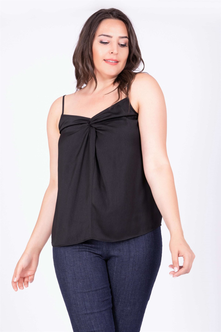 

Топ женский My Line Moda 629 черный 46 RU (товары доставляются из-за рубежа), 629