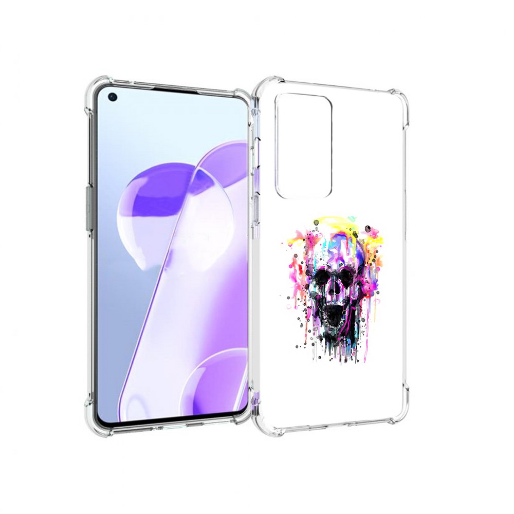 

Чехол MyPads Tocco для OnePlus 9RT граффити череп (PT172016.131.298), Прозрачный, Tocco