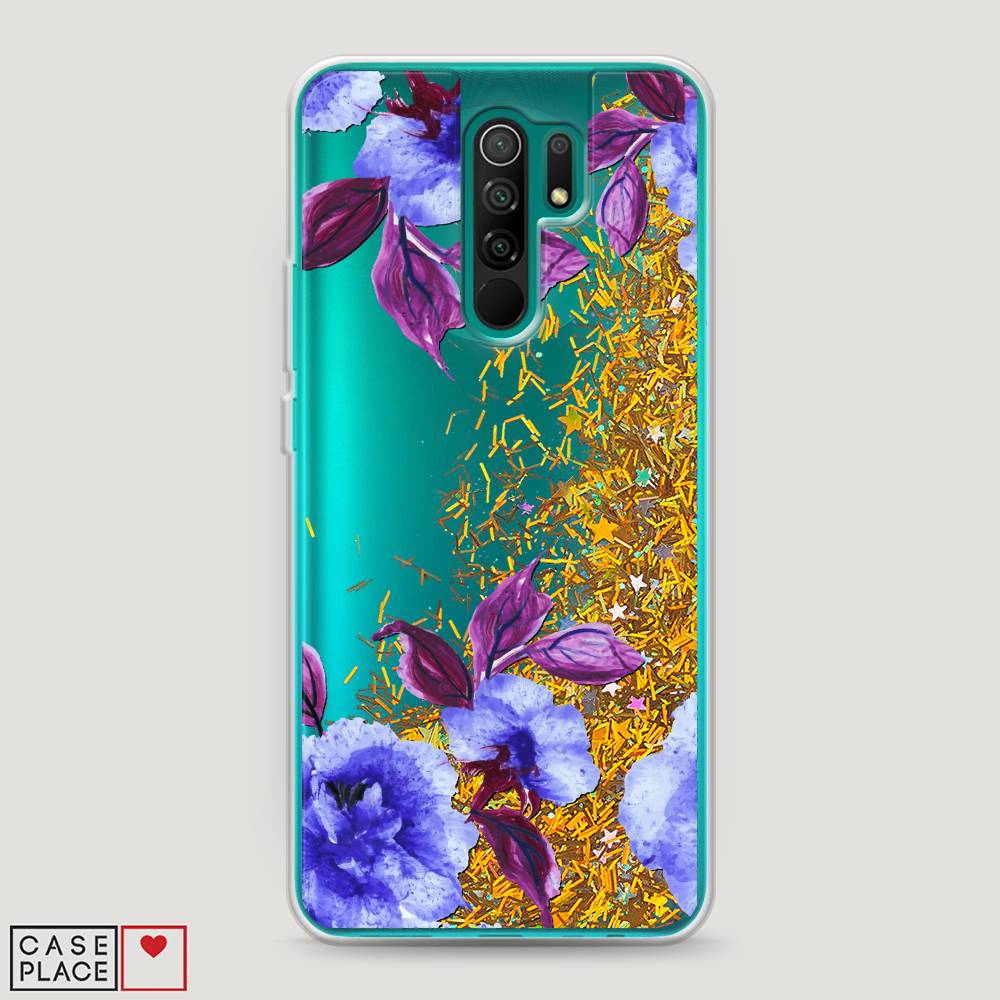 

Жидкий чехол с блестками "Цветочная фантазия 5" на Xiaomi Redmi 9, 38390-1