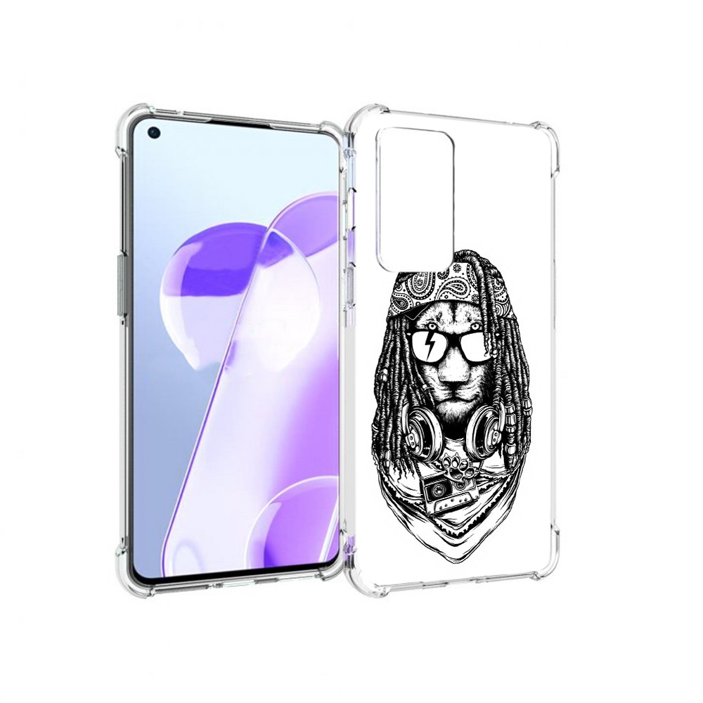 

Чехол MyPads Tocco для OnePlus 9RT дреды льва (PT172016.131.338), Прозрачный, Tocco