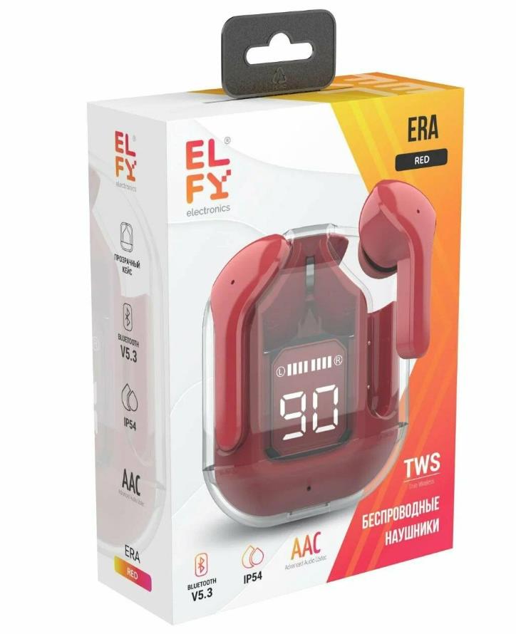 

Наушники ELFY Era TWS Red (EPA-ERA-RD-M), Era TWS Red (EPA-ERA-RD-M)