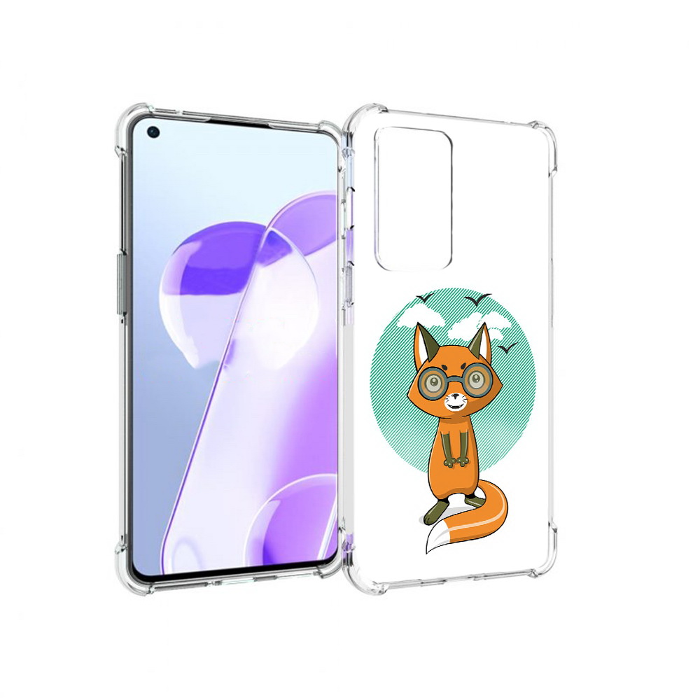 

Чехол MyPads Tocco для OnePlus 9RT задумчивая лиса (PT172016.131.348), Прозрачный, Tocco