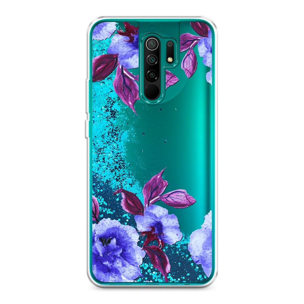 

Жидкий чехол с блестками "Цветочная фантазия 5" на Xiaomi Redmi 9, 38393-1