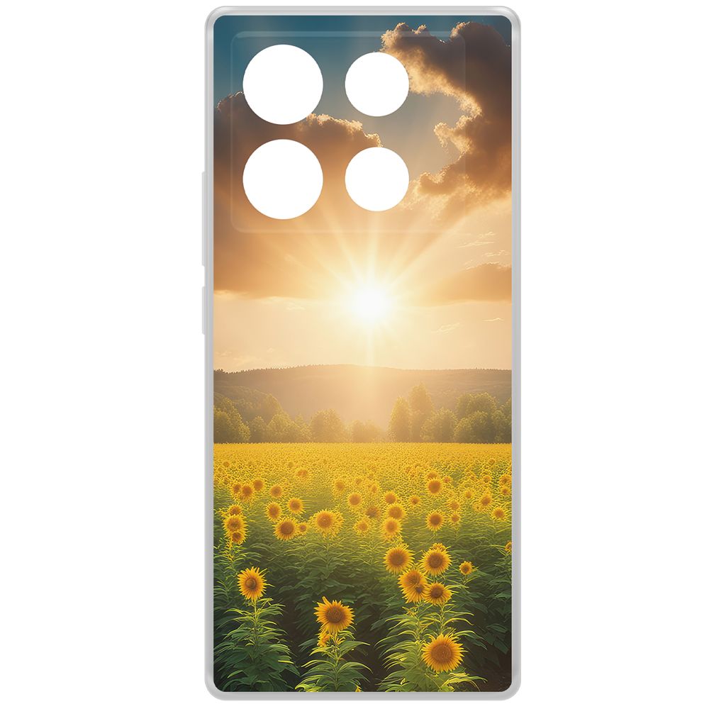 

Чехол-накладка Krutoff Clear Case Солнечно для INFINIX Note 40, Прозрачный