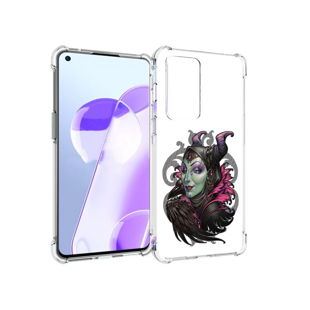 

Чехол MyPads Tocco для OnePlus 9RT зеленая девушка с вороном (PT172016.131.357), Прозрачный, Tocco