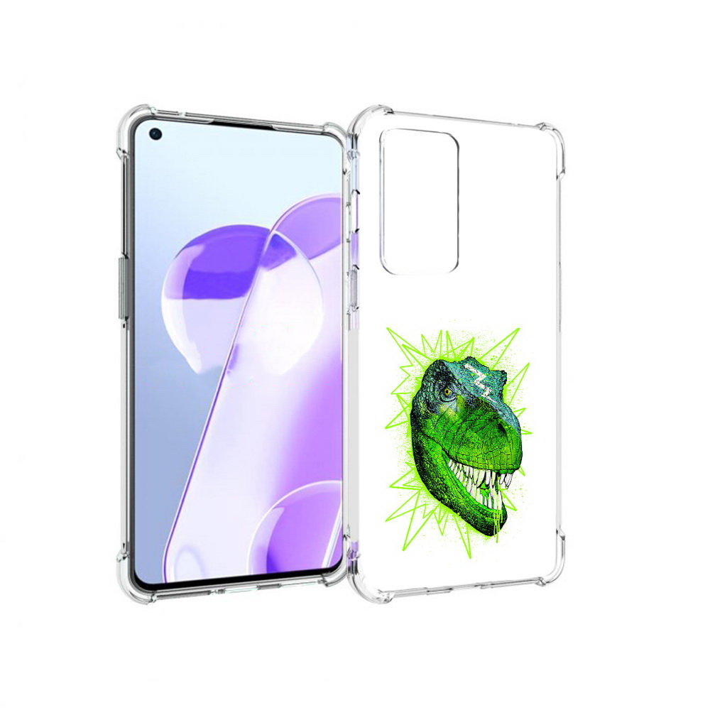 

Чехол MyPads Tocco для OnePlus 9RT зеленый динозавр (PT172016.131.358), Прозрачный, Tocco