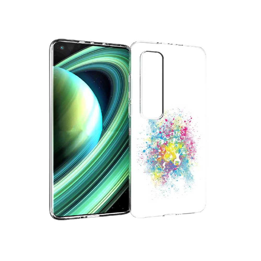 

Чехол MyPads Tocco для Xiaomi Mi 10 Ultra акварель абстракция (PT156404.264.214), Прозрачный, Tocco