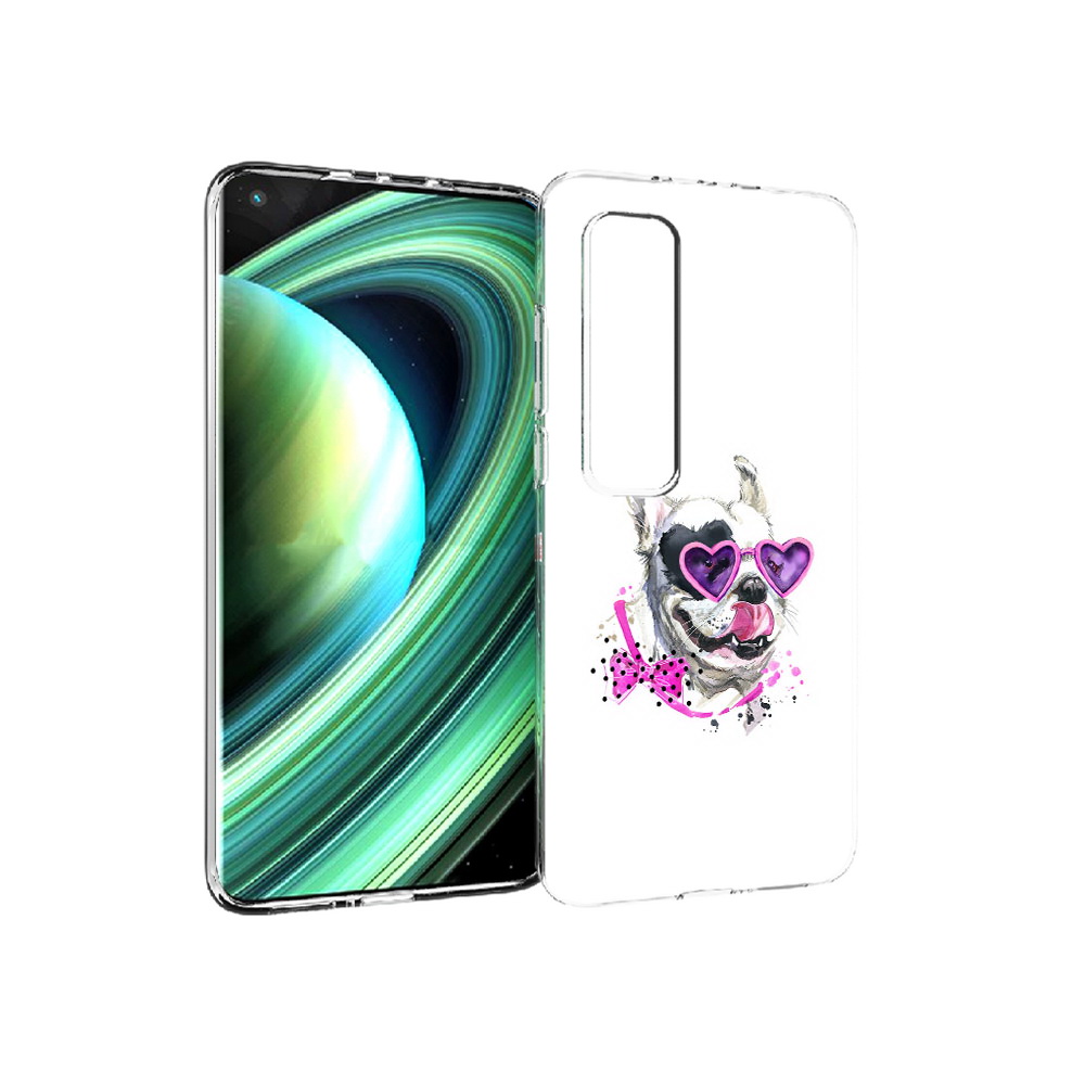 

Чехол MyPads Tocco для Xiaomi Mi 10 Ultra акварельный пёс (PT156404.264.218), Прозрачный, Tocco